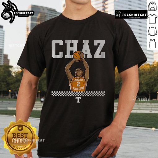 Official Tennessee Basketball Chaz Lanier T-Shirt featuring vibrant team colors and logo, perfect for fans and collectors.