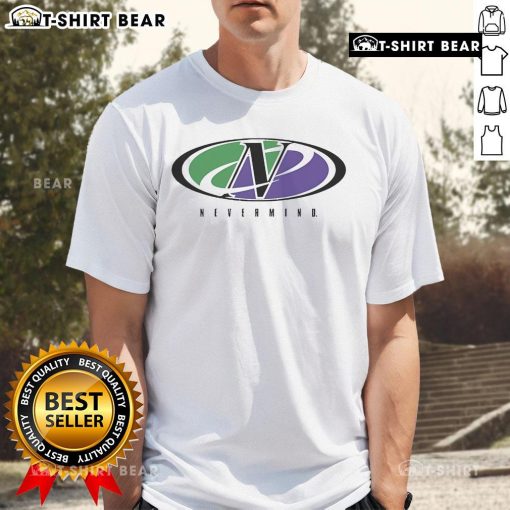 Official Veronika Slowikowska Never Mind Sporty Logo T-Shirt featuring a stylish design perfect for casual wear.