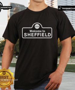 Official Welcome To Sheffield 0114 T-Shirt featuring a stylish design celebrating Sheffield's vibrant culture.