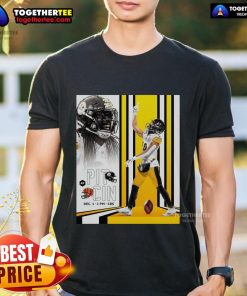 Official We'Re On To Cincinnati T-Shirt for Pittsburgh Steelers vs Cincinnati Bengals Dec 1, 2024 game.