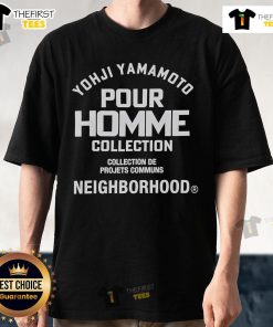 Alt Text: Yohji Yamamoto Pour Homme Collection Neighborhood T-Shirt featuring bold graphics and unique design elements.