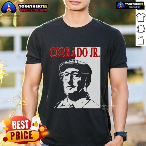 Alt Text: Official Zayn wearing a Corrado Jr T-shirt, showcasing his stylish look and love for unique fashion.