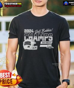 Premium 2024 Ohio University Football Champs T-Shirt featuring vibrant graphics and a comfortable fit for fans.