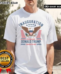 Premium Donald Trump Inauguration 2025 T-Shirt featuring '47th President' design, perfect for supporters and collectors.