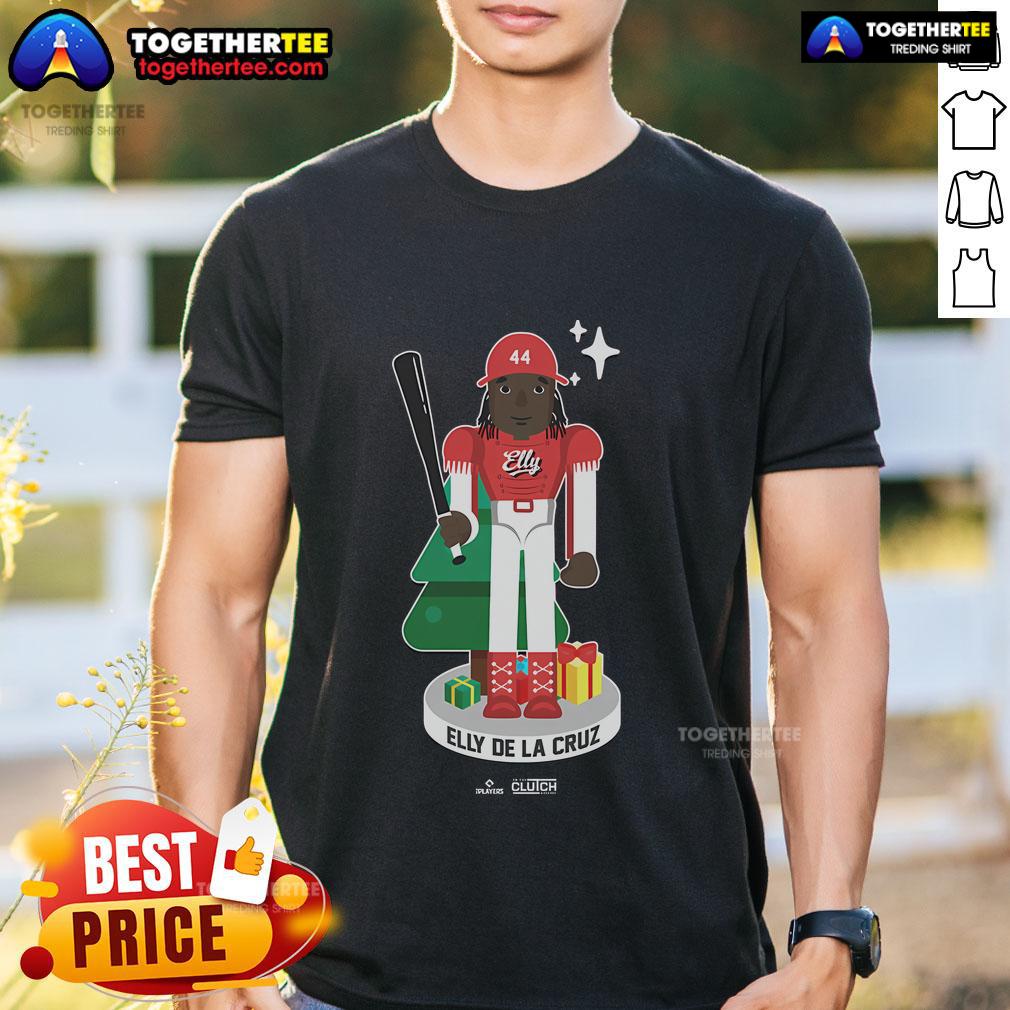 Premium Elly De La Cruz Mlbpa Nutcracker T Shirt T Shirt Premium Elly De La Cruz MLBPA Nutcracker T-Shirt featuring vibrant graphics and comfortable fit for fans.