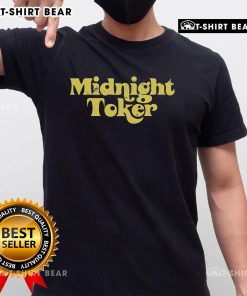 Premium Midnight Toker T-Shirt featuring a stylish design perfect for cannabis enthusiasts and streetwear lovers.