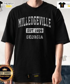 Premium Milledgeville Georgia GA vintage established t-shirt featuring retro design and classic colors.