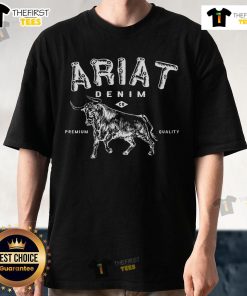 Premium Riat Denim Bull Vintage T-Shirt featuring a stylish bull graphic on soft fabric, perfect for casual wear.