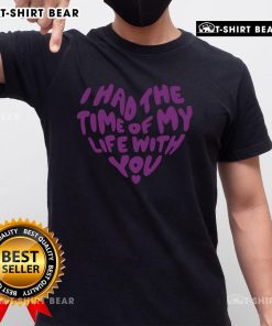 Alt Text: Pretty In My Now Speak Era T-Shirt with 'I Have The Time Of My Life With You' text, perfect for casual outings.