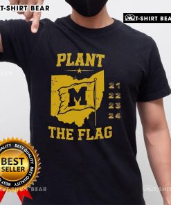 Pretty Michigan Plant The Flag T-Shirt for 2021-2024, featuring vibrant colors and a stylish design inspired by Michigan pride.