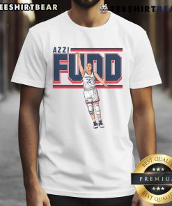 Top Azzi Fudd basketball player team lover T-shirt featuring vibrant graphics and a stylish design for fans.