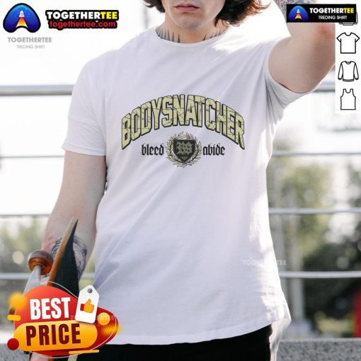 Top Body Snatcher Bleed Abise T-Shirt featuring bold graphic design for fans of unique streetwear fashion.