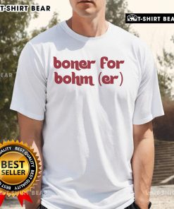 Top Boner for Bohmer Style Philadelphia Phillies T-Shirt featuring vibrant team colors and stylish design for fans.