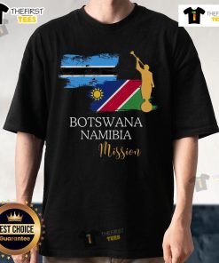 Top Botswana Namibia Mormon LDS Mission missionary T-shirt featuring a vibrant design for proud missionaries and supporters.