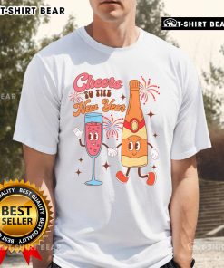 Top Champagne Lover New Year Cheers T-Shirt featuring festive design for celebrating the New Year in style.