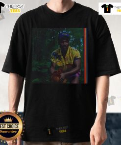 Top Childish Gambino Bando Stone and The New World Album Cover T-Shirt featuring vibrant artwork and bold design.