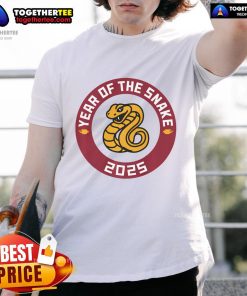 Alt Text: Stylish Top Chinese New Year 2025 Year Of The Snake T-Shirt featuring vibrant snake design and festive colors.