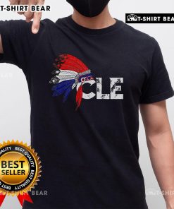 Top Cleveland Iroquois Indian Tribe T-Shirt featuring vibrant design and cultural motifs, perfect for proud heritage wear.