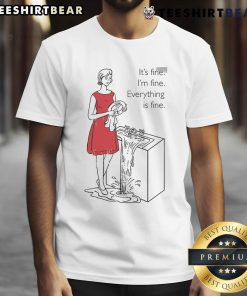 Top Cookie Theft Mom T-Shirt featuring 'Everything Is Fine' design, perfect for cookie-loving moms and casual wear.