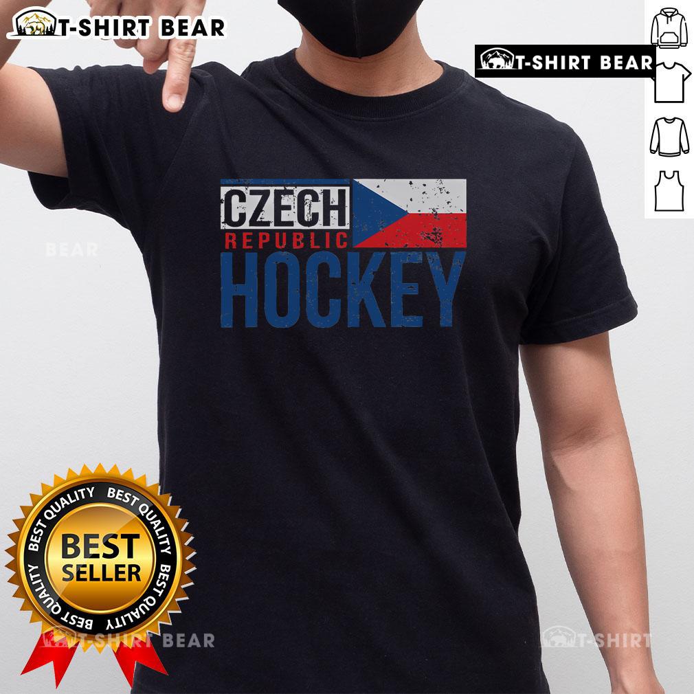 Top Czech Republic Czechia Hockey International Ice Supporter T Shirt Top Czech Republic Czechia Hockey International Ice Supporter T-Shirt featuring vibrant colors and team logo design.