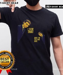 Top I Saw That Jesus Meme Barron And I'M Telling Dad Trump T-Shirt featuring bold graphics and humorous design.