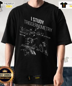 Top I Study Triggernometry T-Shirt design featuring a humorous math-themed graphic for math enthusiasts.