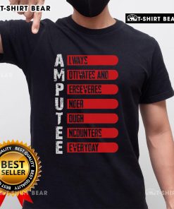 Top Leg Ampu T-Shirt featuring humorous design for leg amputation support, perfect for those embracing their journey.