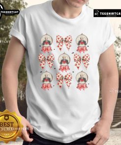 Top Make Love Great Again Trump Is My Valentine T-Shirt with coquette bow design for Valentine's Day fans.