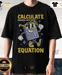 Top Math Teacher T-Shirt featuring a design that calculates kindness into every equation, perfect for educators.