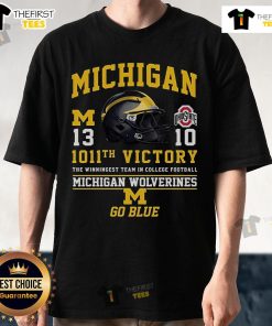 Top Michigan Beat Ohio 1011th Victory T-Shirt celebrating the winningest team in college football.