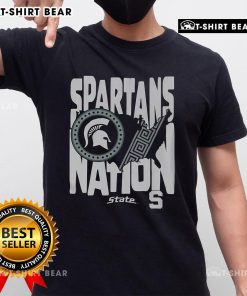 Top Michigan State Spartans Nation T-Shirt featuring vibrant team colors and logo, perfect for fans and game days.