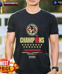 Top Nice Club America Champions 2024 Opening Tournament T-Shirt featuring vibrant design and team logo, perfect for fans.