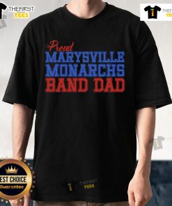 Top Proud Marysville Band Dad T-Shirt featuring a stylish design for dedicated band dads, perfect for events and support.