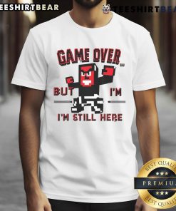 Top Retro Vintage Game Over T-Shirt for Indie Gamers, featuring 80s design and nostalgic gaming graphics.