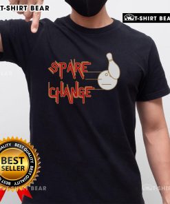 Top Spare Change Bowling T-Shirt featuring a fun graphic design for bowling enthusiasts and casual wear.