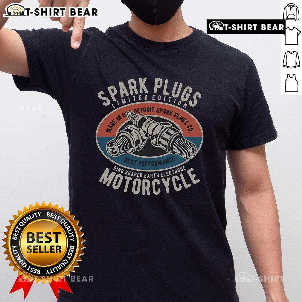 Top Spark Plugs Motorcycle Motorbike Biker Vintage T Shirt Vintage motorcycle t-shirt featuring top spark plugs design for bikers, perfect for motorbike enthusiasts.
