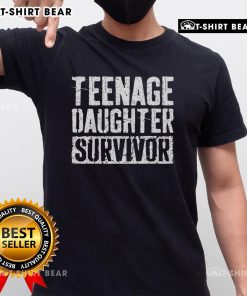 Top Teenage Daughter Survivor Father's Day T-Shirt featuring a heartfelt design for celebrating dads and daughters.