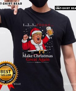Funny Trump-themed T-shirt for Vietnamese Christmas party featuring 'Z D Z' beer slogan - perfect holiday attire!