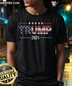 Alt Text: Vintage I'm Voting For The Outlaw And The Hillbilly Trump T-Shirt showcasing unique retro design for political supporters.