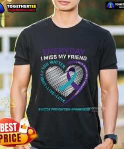 Top You Matter Prevention Friend Suicide Awareness T-Shirt featuring a supportive message for mental health advocacy.
