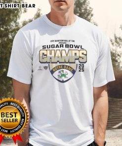Good Irish Sugar Bowl Champs 2025 T-Shirt featuring vibrant graphics celebrating the championship victory.