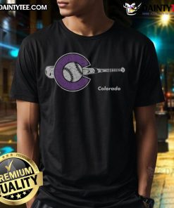 Awesome Colorado Baseball Colorado State T-Shirt featuring a vibrant design, perfect for fans and sports enthusiasts.