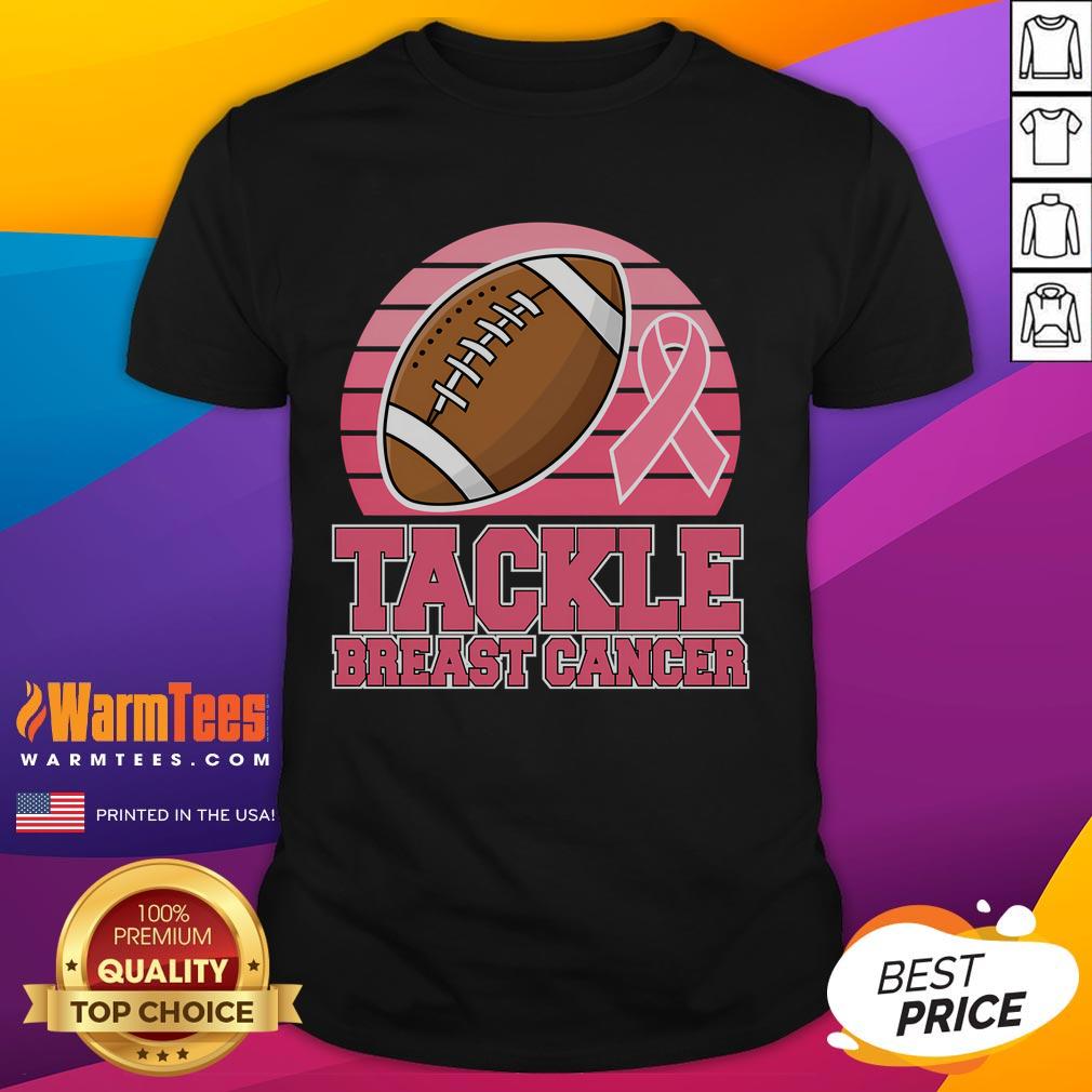 Awesome Football Lover Tackle Breast Cancer T Shirt Awesome Football Lover Tackle Breast Cancer T-Shirt featuring a bold design promoting cancer awareness in sports.