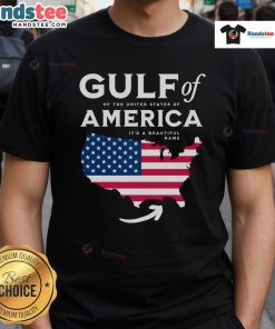 Awesome Gulf of USA T-Shirt featuring American flag design, perfect for showcasing pride in America.