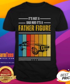 Awesome Father's Day vintage t-shirt with 'It's Not A Dad Bod, It's A Father Figure' slogan, perfect gift for dads.