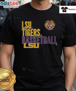 Awesome LSU Tigers basketball T-shirt featuring vibrant team colors and logo, perfect for fans and game day attire.