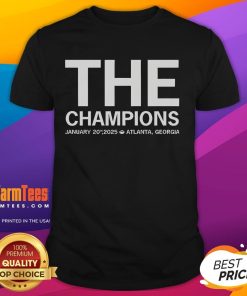 Awesome Ohio State The Champions January 20th 2025 T-Shirt featuring bold graphics and vibrant team colors.