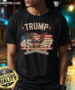 Awesome President Donald Trump Inauguration Day 2025 T-Shirt featuring bold graphics and patriotic colors.