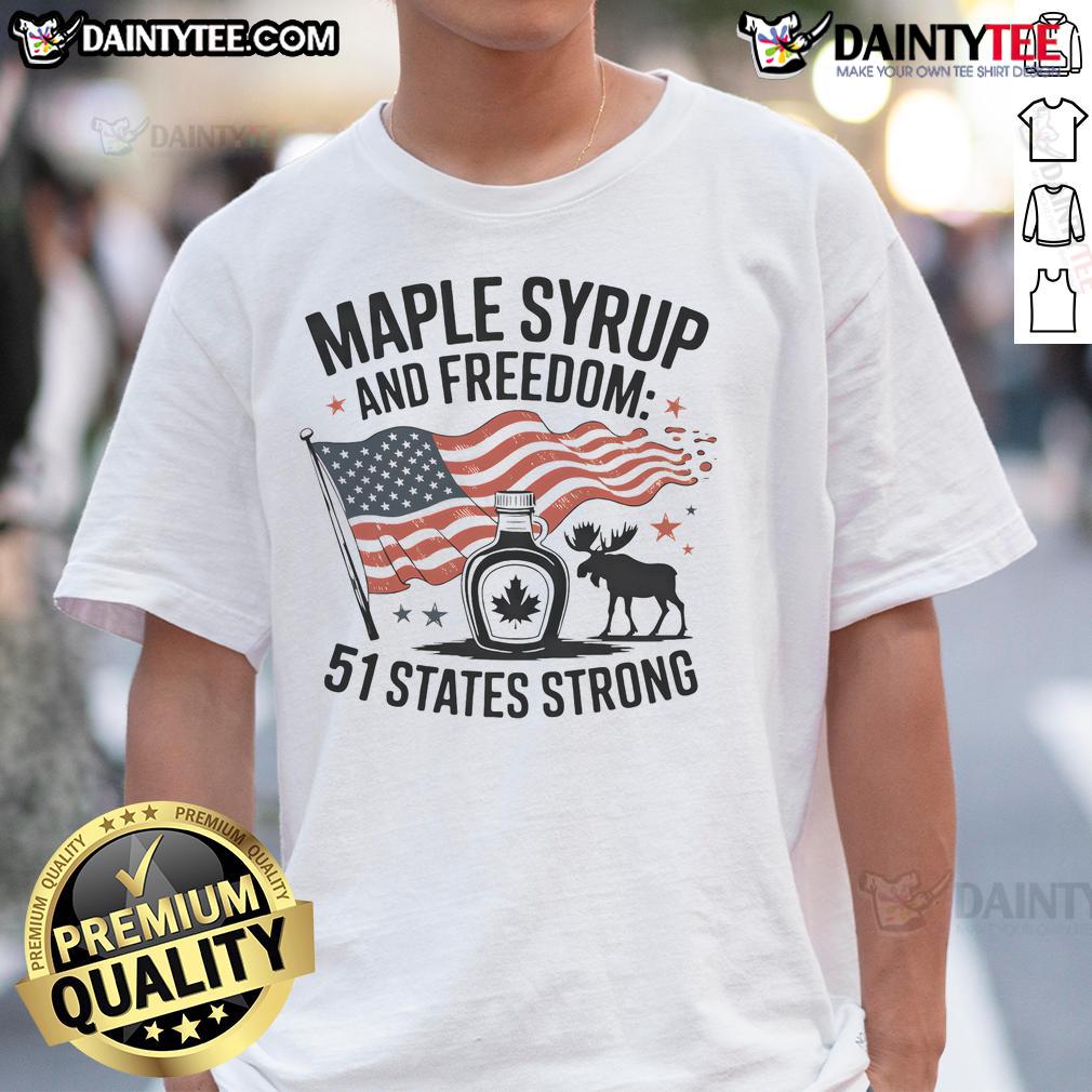 Awesome Trump Quote Canada 51St State Of Usa T Shirt Alt Text: Awesome Trump Quote Canada 51st State of USA T-Shirt featuring a bold design and patriotic colors.