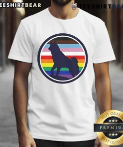 UConn Huskies Pride Night T-shirt featuring vibrant LGBTQ colors, celebrating inclusivity in Hartford.